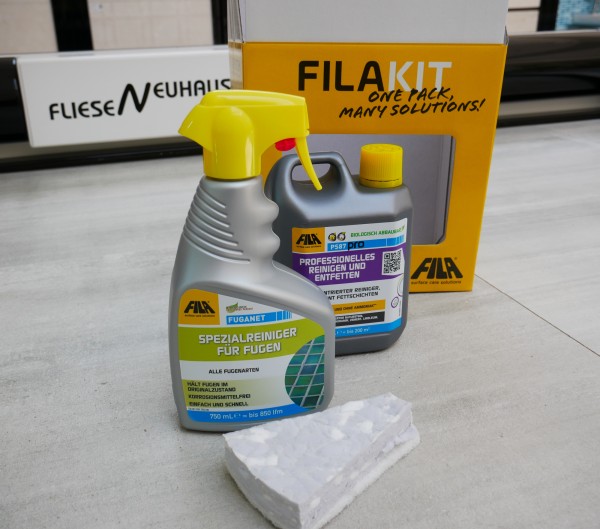 FILA PS87 PRO | FUGANET: Reinigungsset für Fliesen und Bad